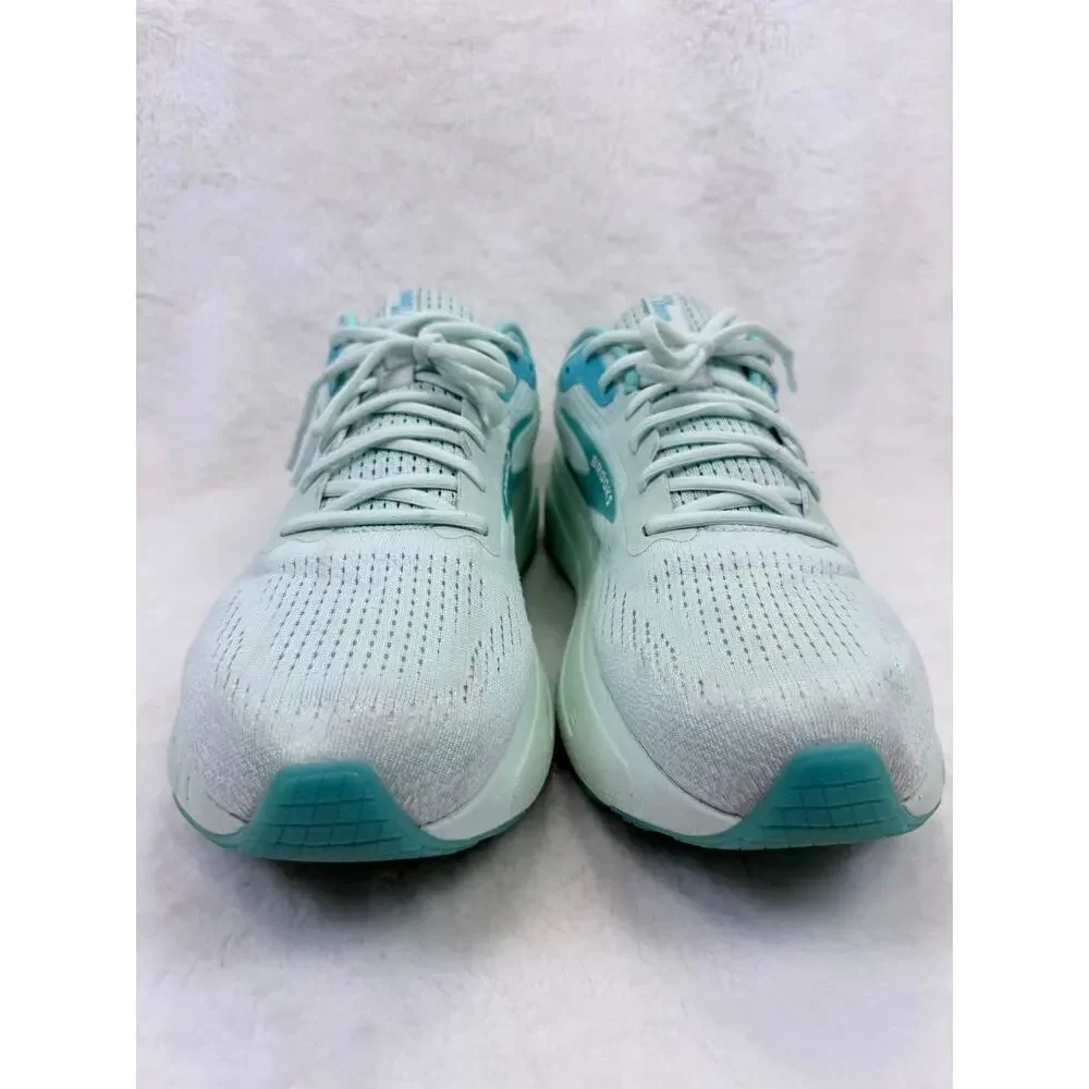 Brooks Ghost Max 2 Mens Running Shoes Honey Dew Blue Size 12.5 Sneaker